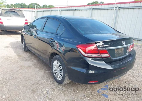 2014 Honda Civic Lx из США, поврежденный, VIN 19XFB2F57EE050900